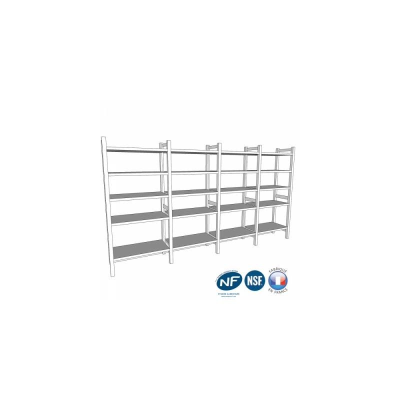 Rayonnage alimentaire Polymère 5287 mm