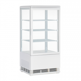 Vitrine réfrigérée panoramique 78L - Blanc
