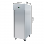 Armoire réfrigérée ou de congélation 600 x 800 - 737L pâtissière