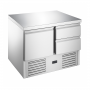 Table réfrigérée 1 porte - 2 tiroirs - 240L  inox