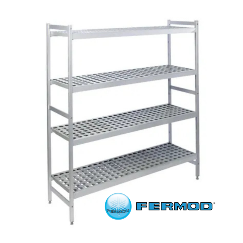Rayonnage alimentaire Fermod en polymère pour chambre froide
