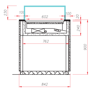 vitrine réfrigérée